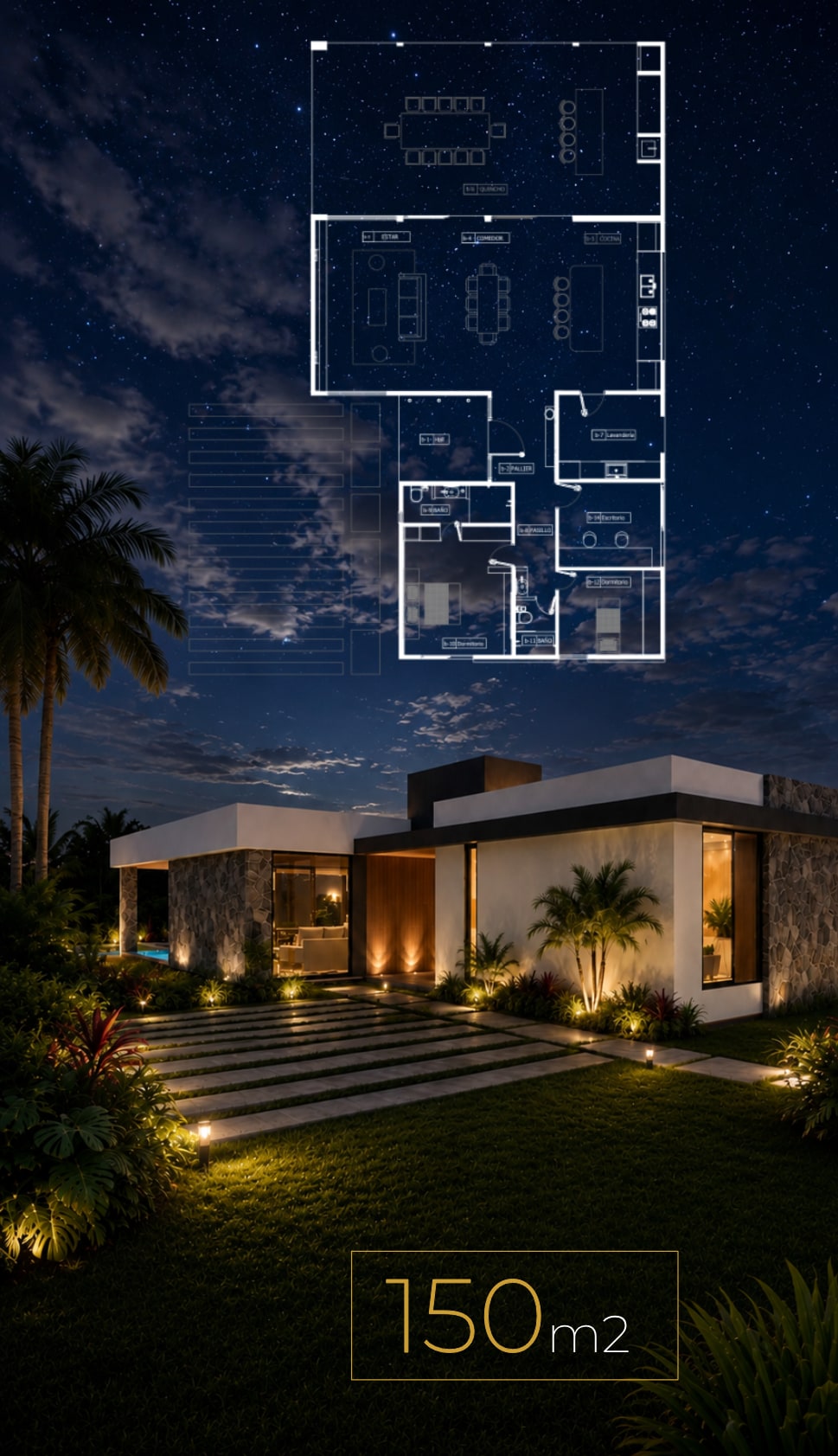 Casa 01 — 150 m²